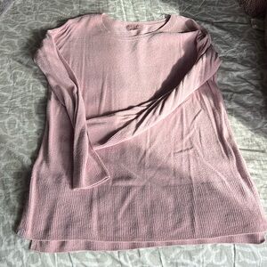 EUC Barefoot Dreams Cozy Chic Ultra Lite sweater size XL pink